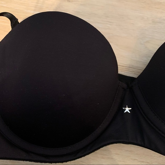 Lightly Lined Demi Bra, Black - Picture 3 of 3